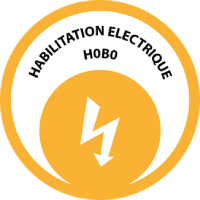 Logo habilitation électrique H0B0