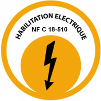 Logo habilitation électrique