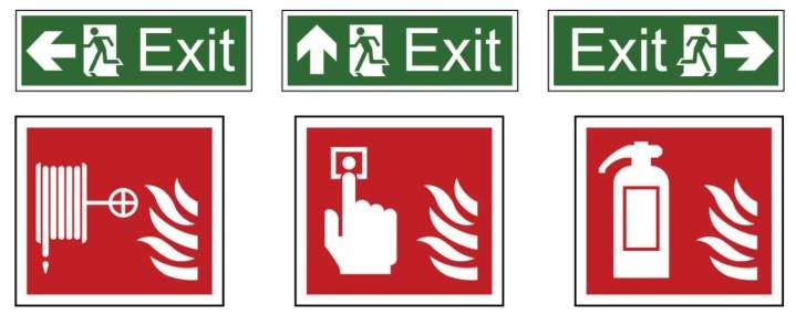 Signalétique évacuation de secours Occitanie