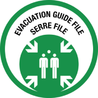 Logo Evacuation guide file serre file